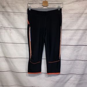 Black Lucy work out cropped leggings pants xs